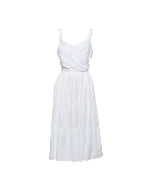 Ralph Lauren White Midi Dresses