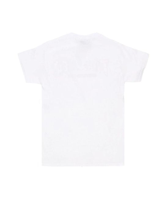 Thrasher Tops ,Wit ,Katoen Wit Tee Met Aangepast Logo in het White voor heren