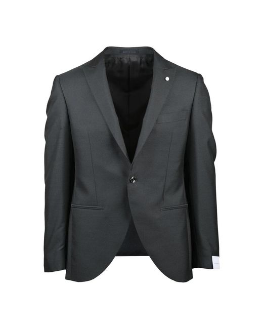 Luigi Bianchi Black Blazers for men