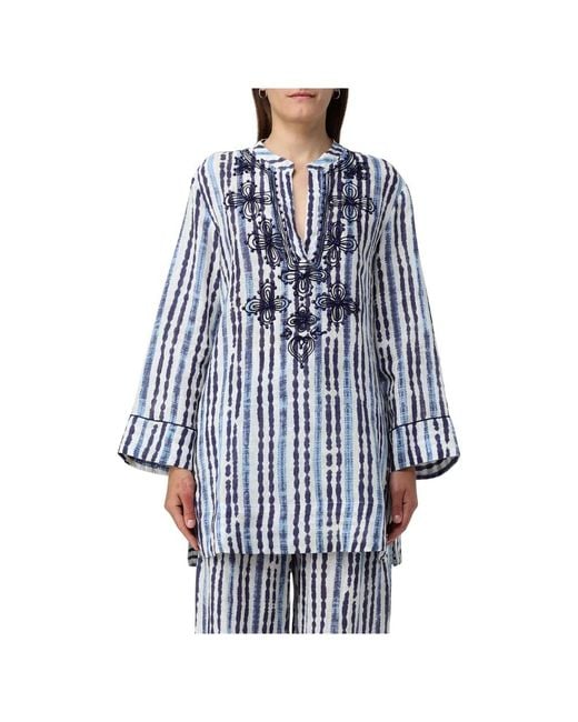 Maliparmi Blue Blouses