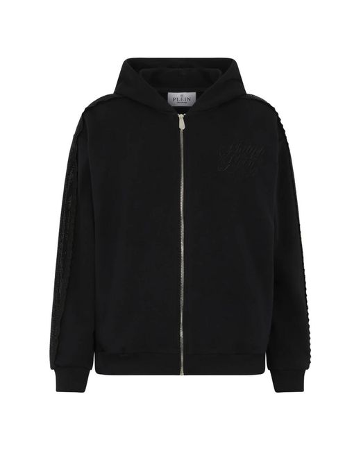 Philipp Plein Black Zip-Throughs