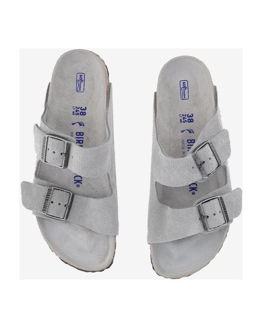 Birkenstock Gray Sliders for men