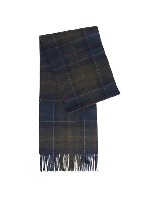 Barbour Blue Winter Scarves for men