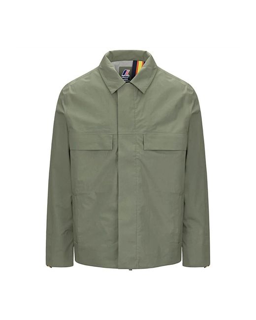 K-Way Green Light Jackets for men