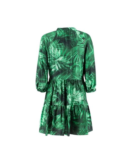 Ermanno Scervino Green Short Dresses
