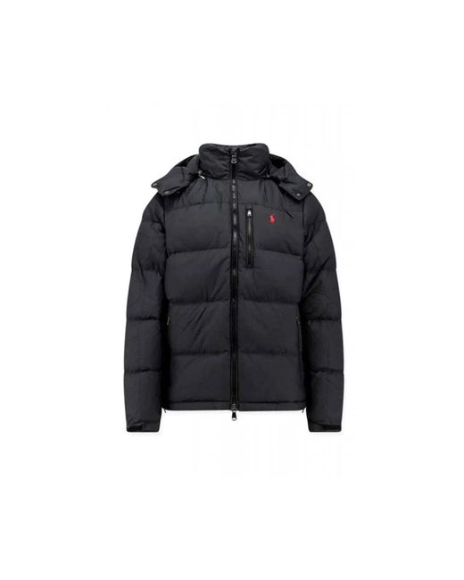 Ralph Lauren Black Down Jackets for men