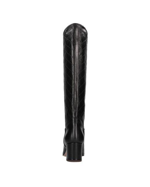 Relac Black Heeled Boots