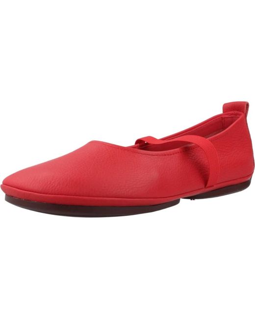Camper Red Ballerina Shoes