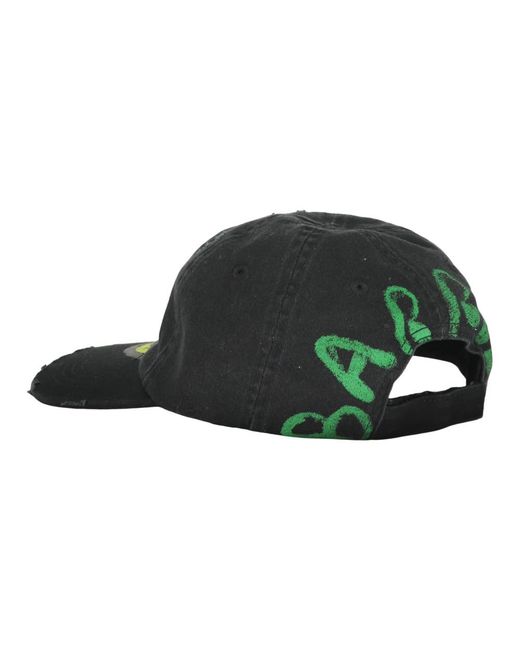Barrow Accessoires ,Zwart ,Katoen Baseball Hat Iconic in het Green