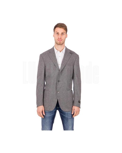 Corneliani Gray Blazers for men