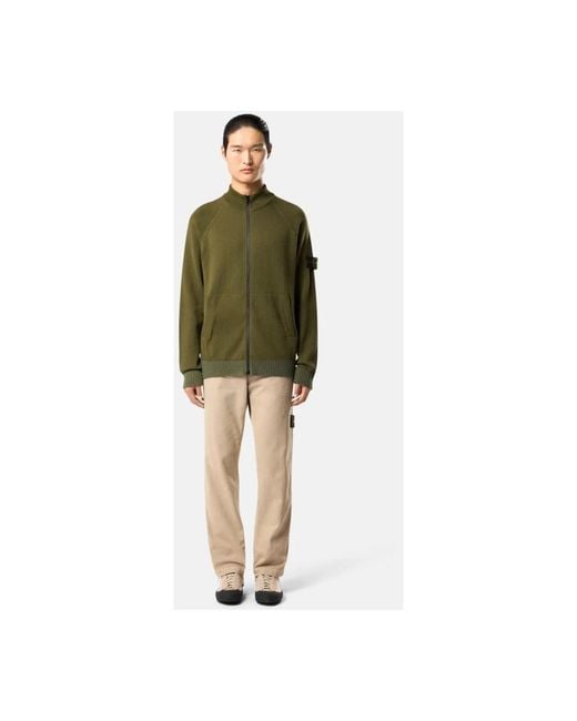 Cardigans Stone Island de hombre de color Green