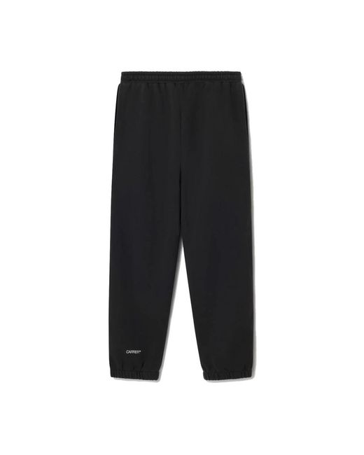 Carrera Black Straight Trousers for men