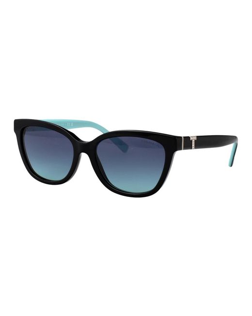 Tiffany & Co Stijlvolle Zonnebril Met Model 0Tf4237B in het Blue