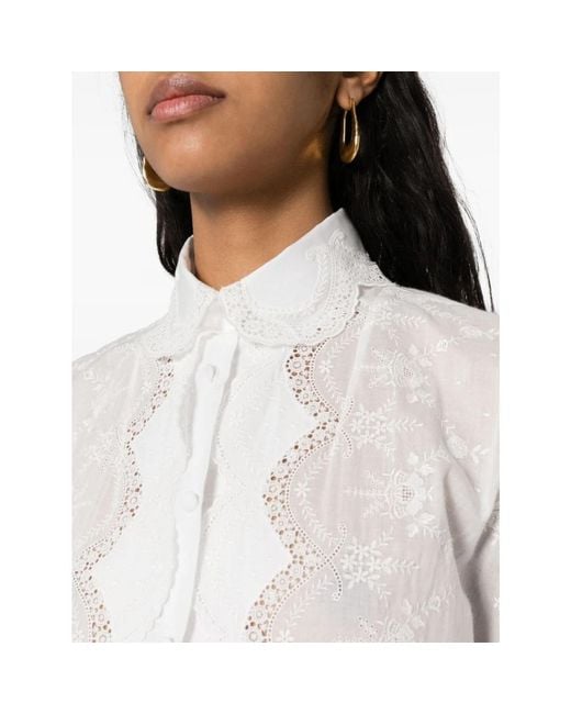Ermanno Scervino White Shirt Dresses