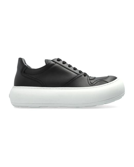 Moschino Leder-sneakers in Black für Herren