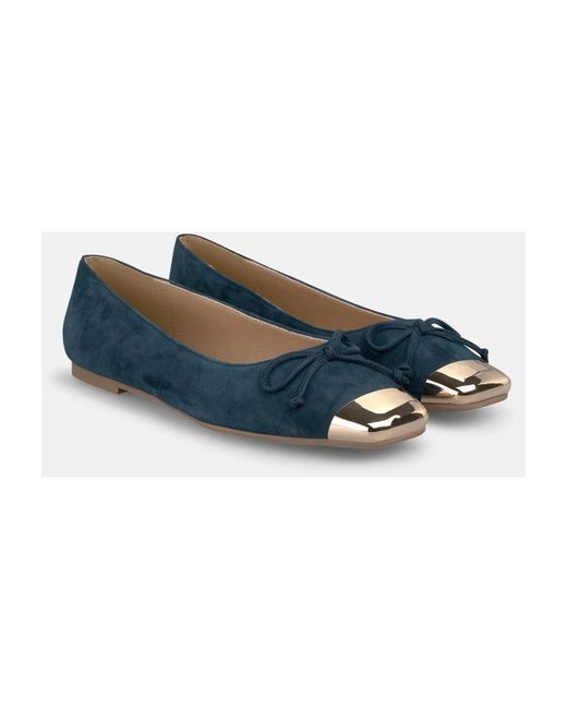 Alma En Pena. Blue Ballerina Shoes