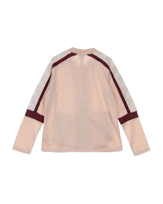 Kappa Jassen ,Veelkleurig ,Polyester Track Jacket in het Pink