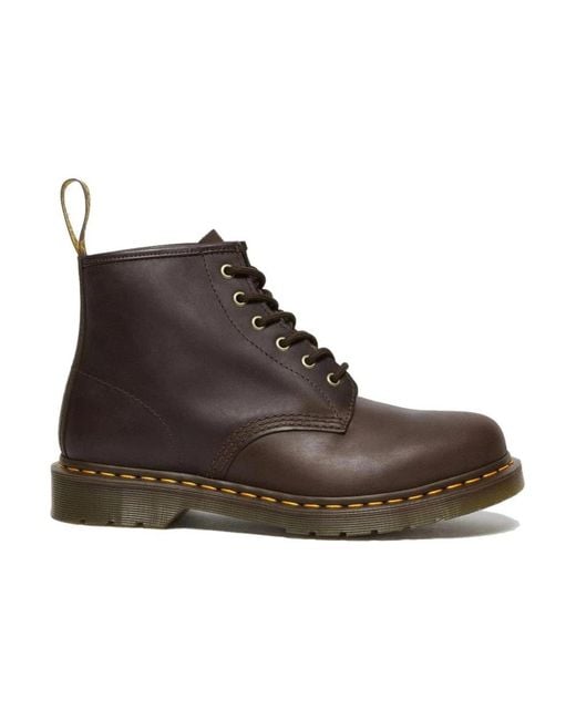 Dr. Martens Brown Lace-Up Boots for men