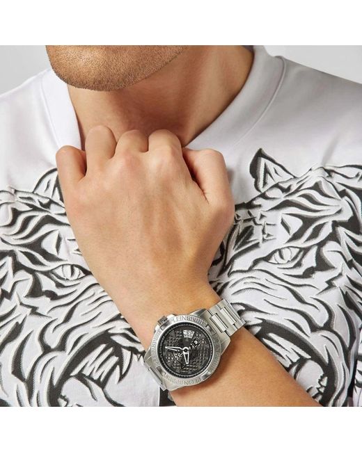 Philipp Plein Touchdown Watch in Metallic für Herren