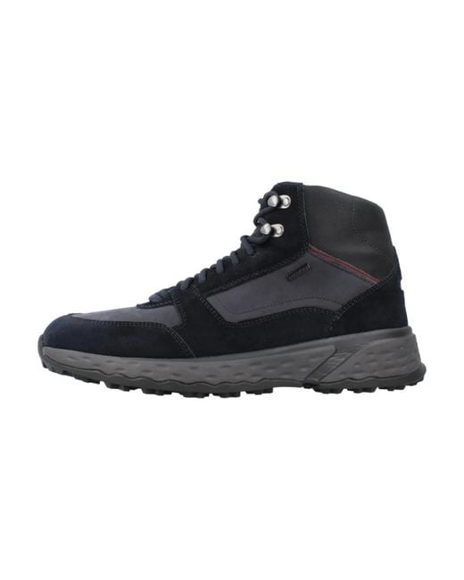 Lace-Up Boots Geox de hombre de color Black