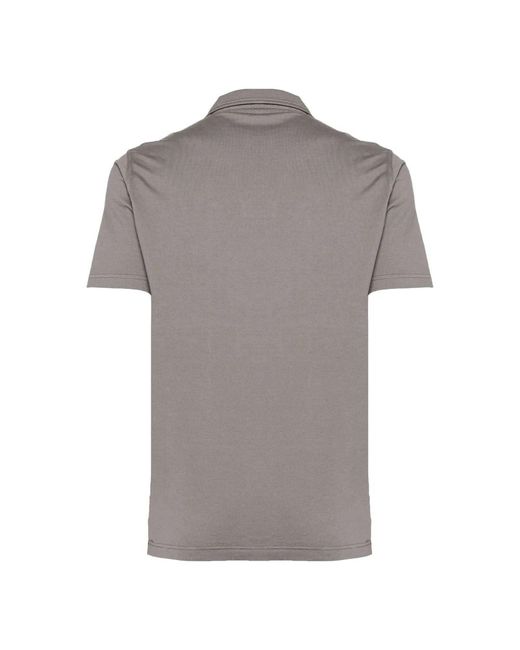 Fedeli Gray Polo Shirts for men