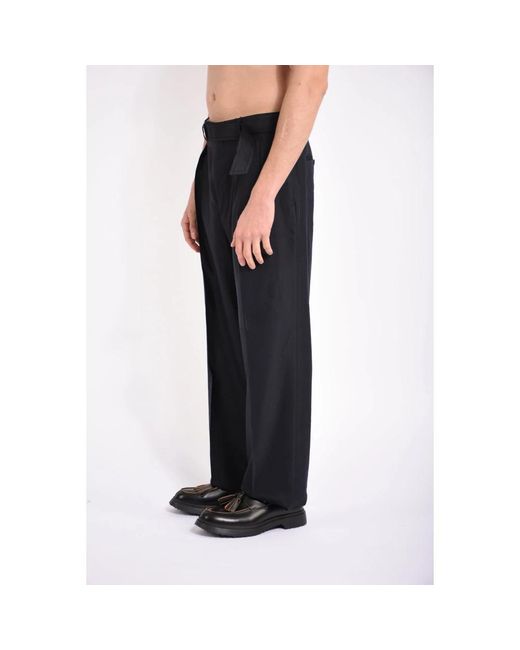 Tagliatore Black Suit Trousers for men