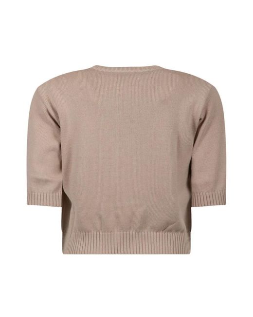 Weekend by Maxmara Brown Round-Neck Knitwear