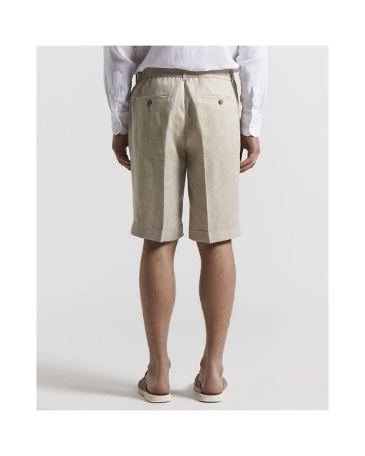 Casual Shorts di Peserico in Natural da Uomo