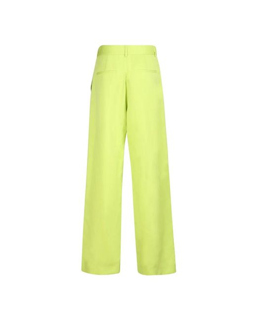 MSGM Yellow Grüne weite hose