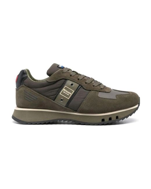 Blauer Polizei Sneaker in Brown für Herren