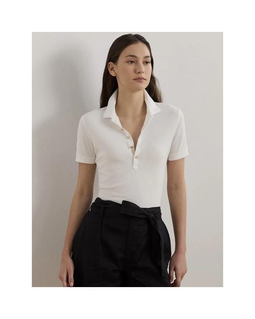 Ralph Lauren White Polo Shirts