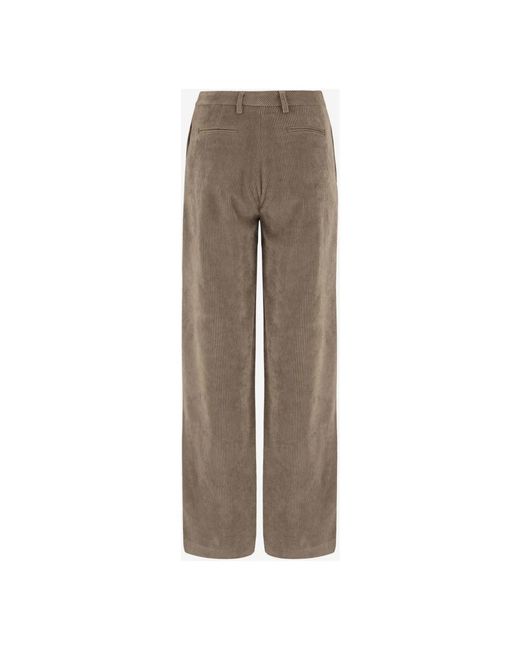 F.it Brown Wide Trousers