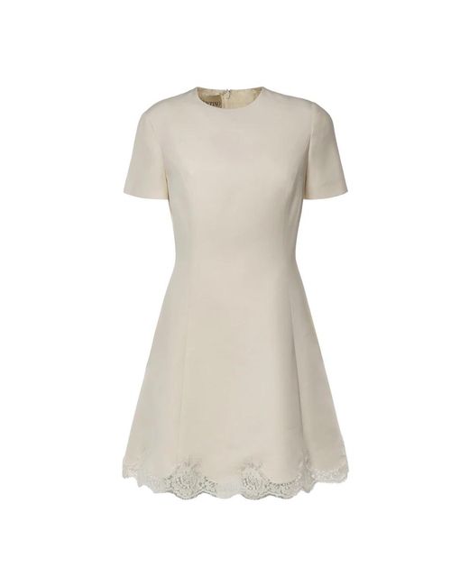Valentino Garavani Natural Short Dresses
