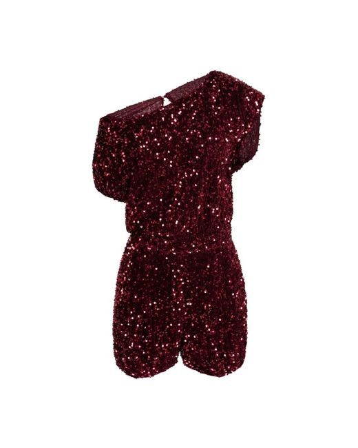 Elisabetta Franchi Red Playsuits