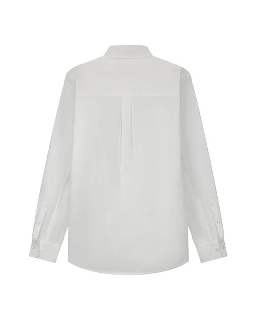 Olaf Hussein White Casual Shirts for men