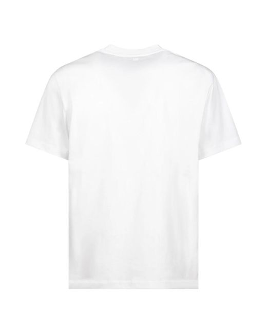 AMI White Ami De Coeur Cotton T-Shirt for men