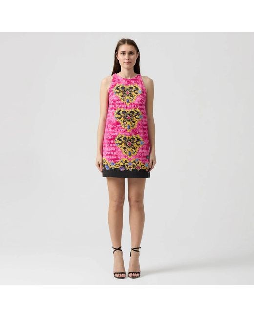 Versace Jeans Couture Pink Short Dresses