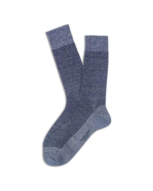Marcoliani Socks in het Blue voor heren