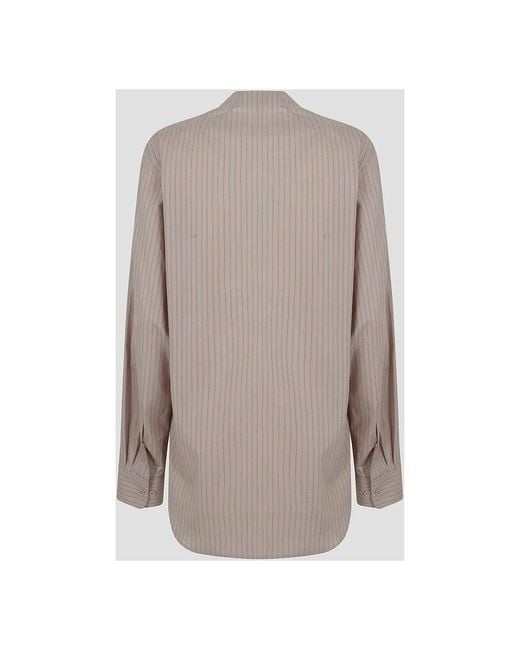 Dries Van Noten Curlbitt Hemd in Gray für Herren
