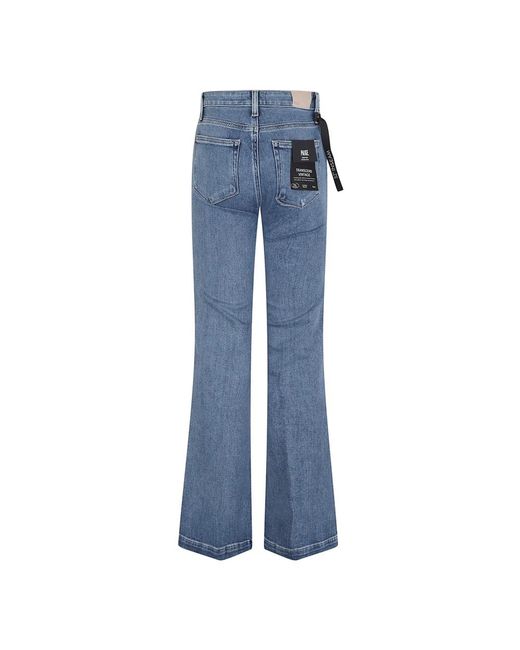 PAIGE Flared Jeans in het Blue