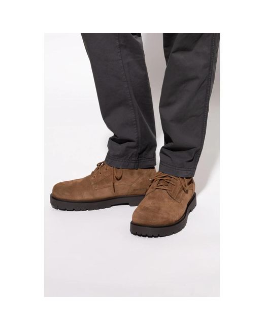 Birkenstock Brown Lace-Up Boots for men