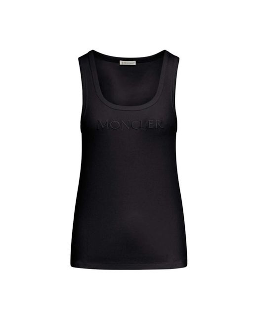 Moncler Sleeveless Tops in het Black
