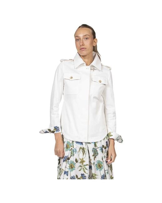 Fay White Light Jackets
