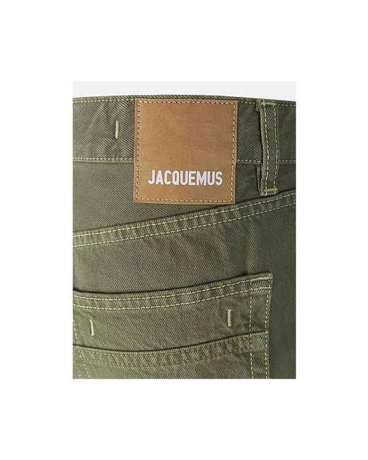 Jacquemus Green Straight Fit Jeans