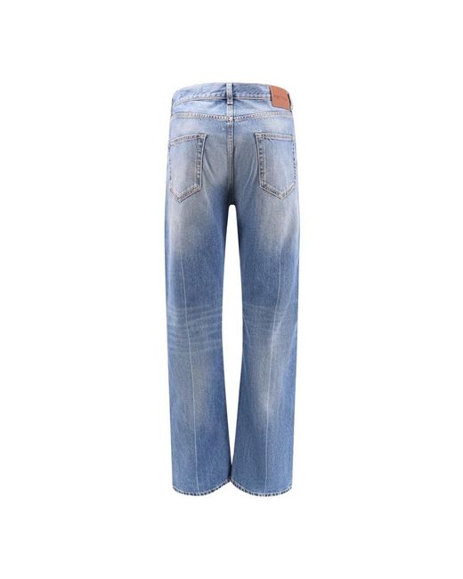McQueen Blue Straight Fit Jeans for men