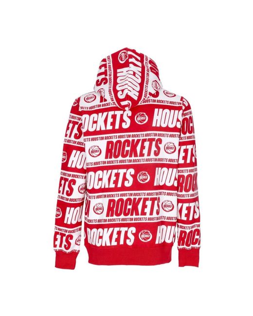 Mitchell & Ness Red Hoodies for men