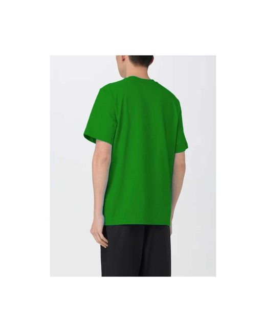 MSGM Green T-Shirts for men
