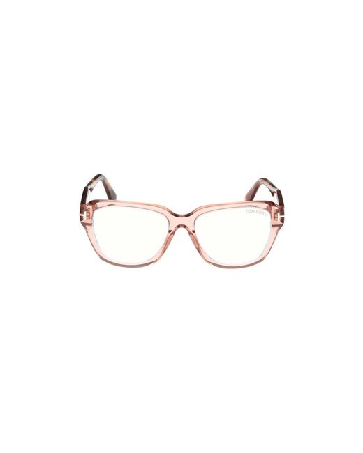 Tom Ford Optical Frame in het Metallic