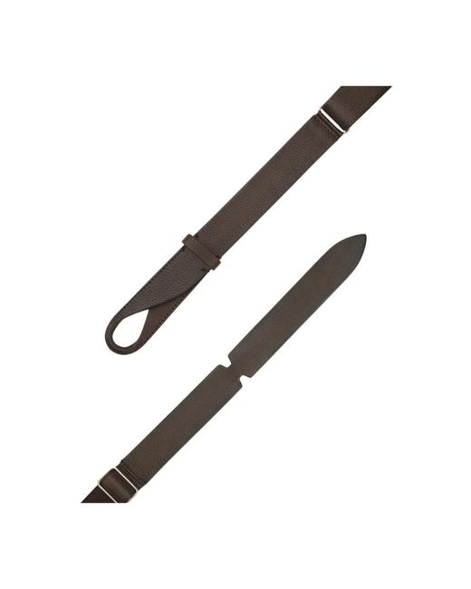 Orciani Accessoires ,Bruin ,Leer Leren Riem Zonder Gesp in het Brown voor heren