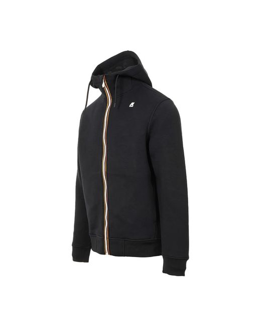 Zip-Throughs K-Way de hombre de color Black